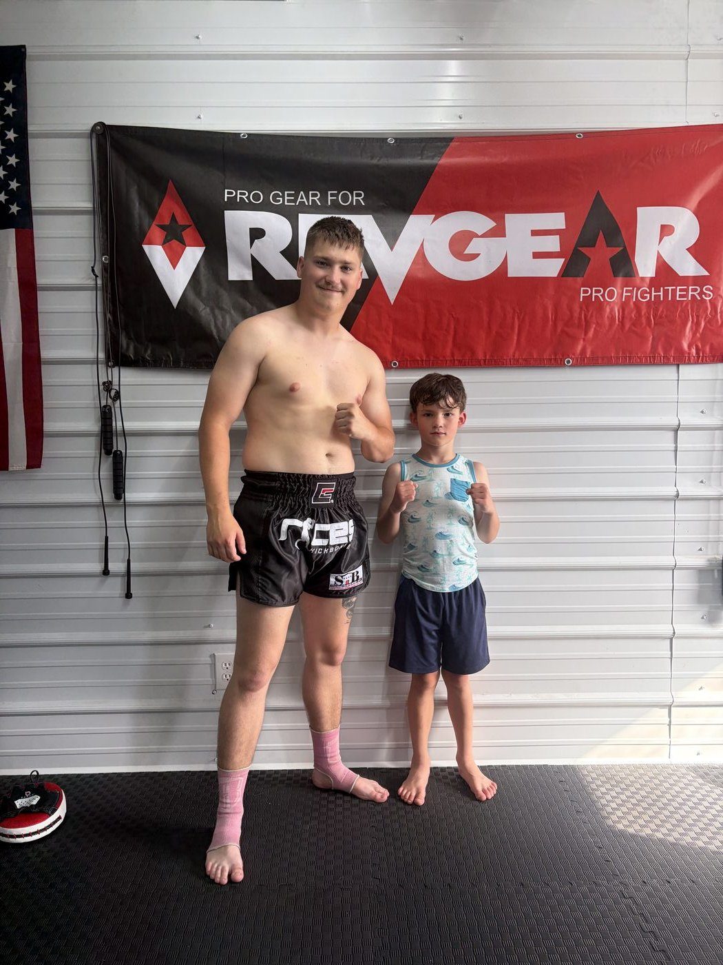 Rice's Kickboxing class